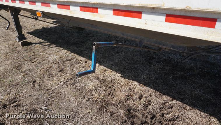 image for item DE3092 2000 shop built double hopper bottom grain trailer