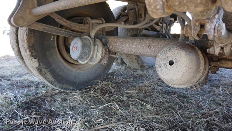 image for item DE3092 2000 shop built double hopper bottom grain trailer