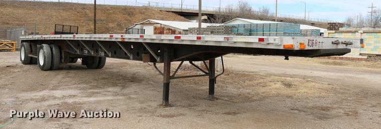 image for item EH9722 1998 Transcraft Eagle W248X102 flatbed trailer