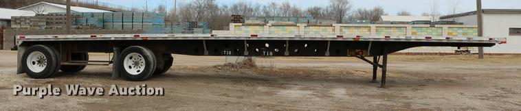 image for item EH9722 1998 Transcraft Eagle W248X102 flatbed trailer