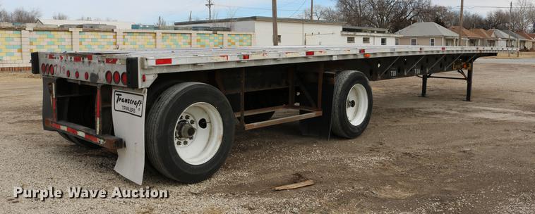 image for item EH9722 1998 Transcraft Eagle W248X102 flatbed trailer