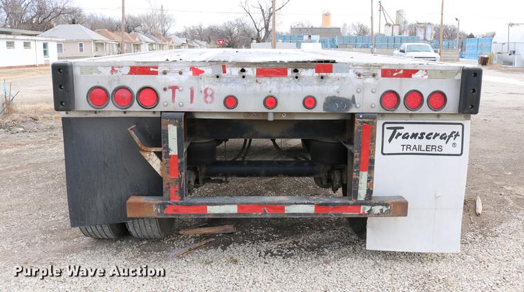 image for item EH9722 1998 Transcraft Eagle W248X102 flatbed trailer