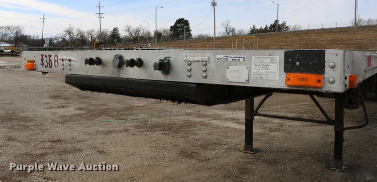 image for item EH9722 1998 Transcraft Eagle W248X102 flatbed trailer