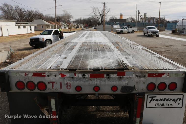 image for item EH9722 1998 Transcraft Eagle W248X102 flatbed trailer