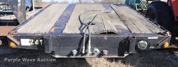 image for item EJ9781 1998 Landoll Easy Hooker lowboy equipment trailer