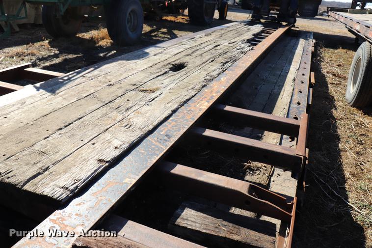 image for item EJ9781 1998 Landoll Easy Hooker lowboy equipment trailer