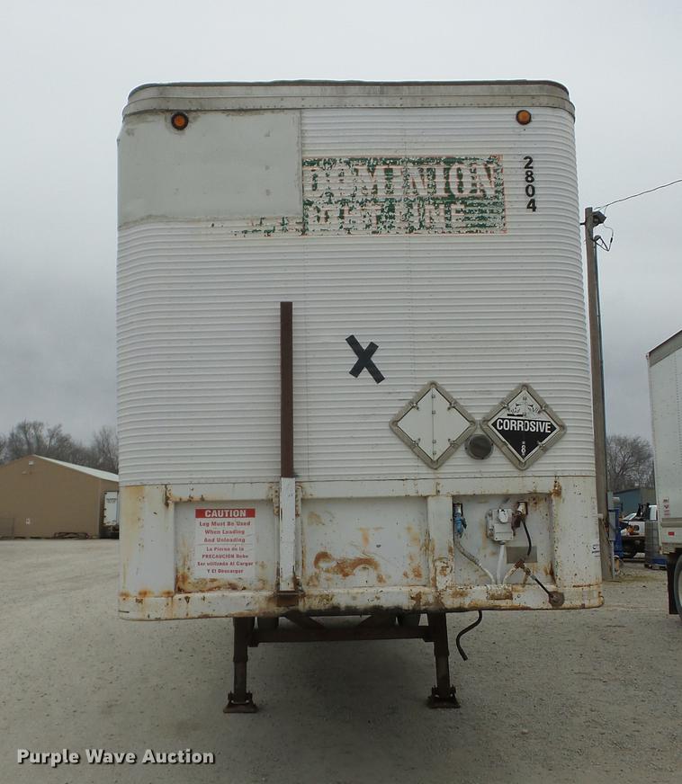 image for item K6281 1994 Fruehauf FBB-9-NF1-28W dry van trailer