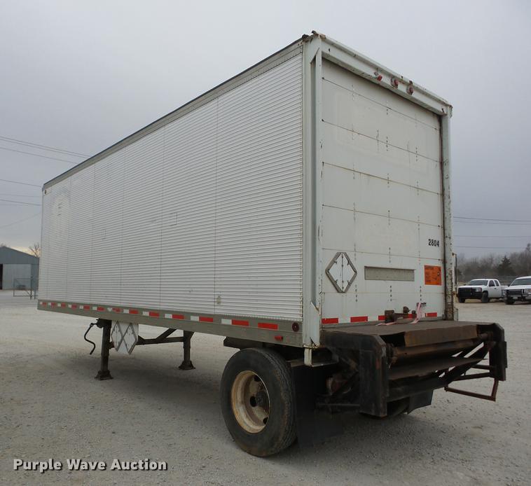 image for item K6281 1994 Fruehauf FBB-9-NF1-28W dry van trailer