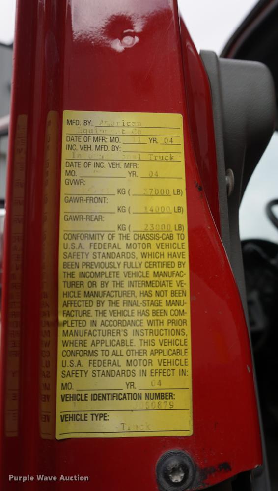 image for item DB0326 2005 International 7300 dump truck