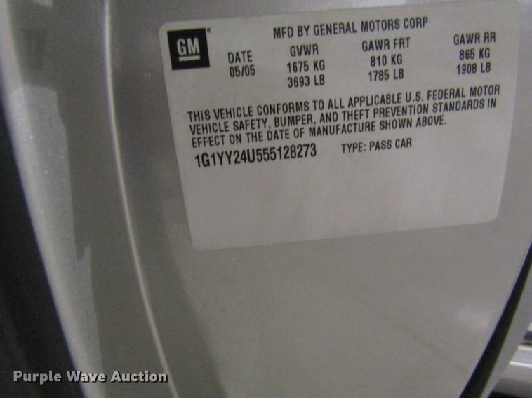 image for item DB1247 2005 Chevrolet Corvette