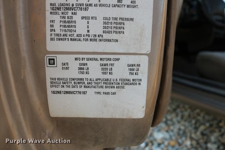 image for item DB6559 1997 Pontiac Grand AM