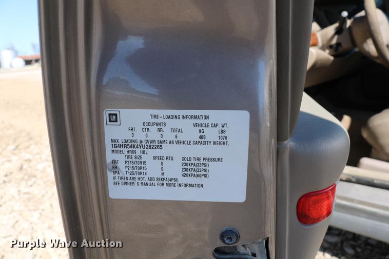 image for item DB6563 2000 Buick LeSabre