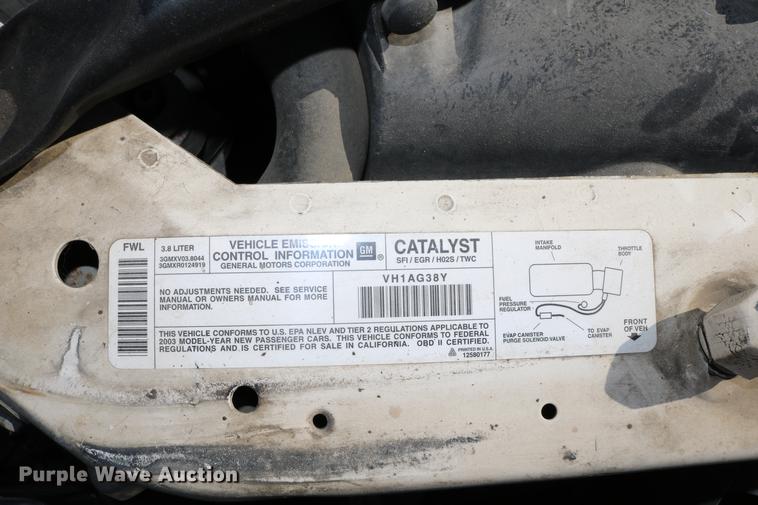 image for item DB6565 2003 Chevrolet Impala