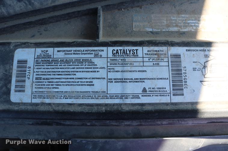 image for item DB6568 1999 Chevrolet Tahoe SUV