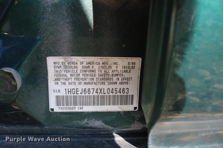 image for item DB6571 1999 Honda Civic