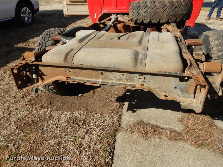 image for item DC0312 1981 Ford F350 Custom pickup truck chassis