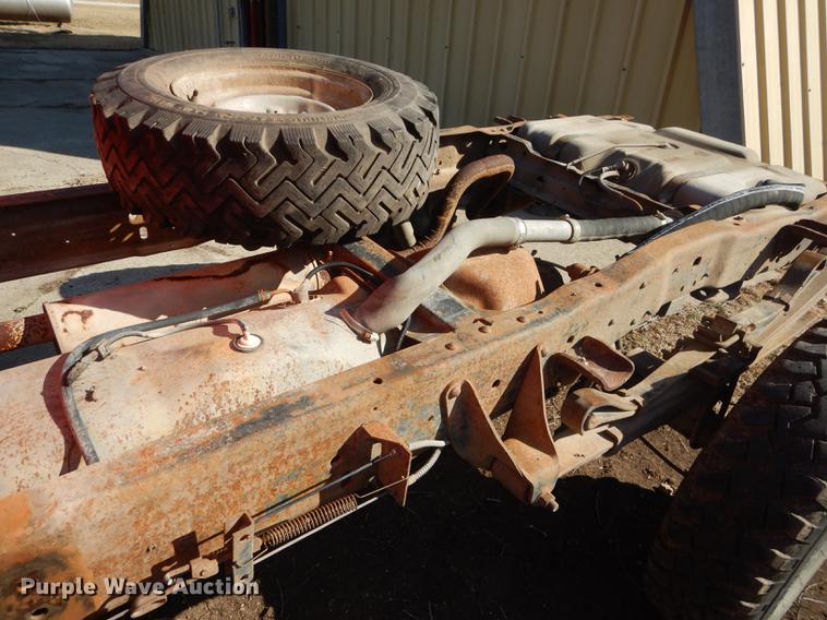 image for item DC0312 1981 Ford F350 Custom pickup truck chassis