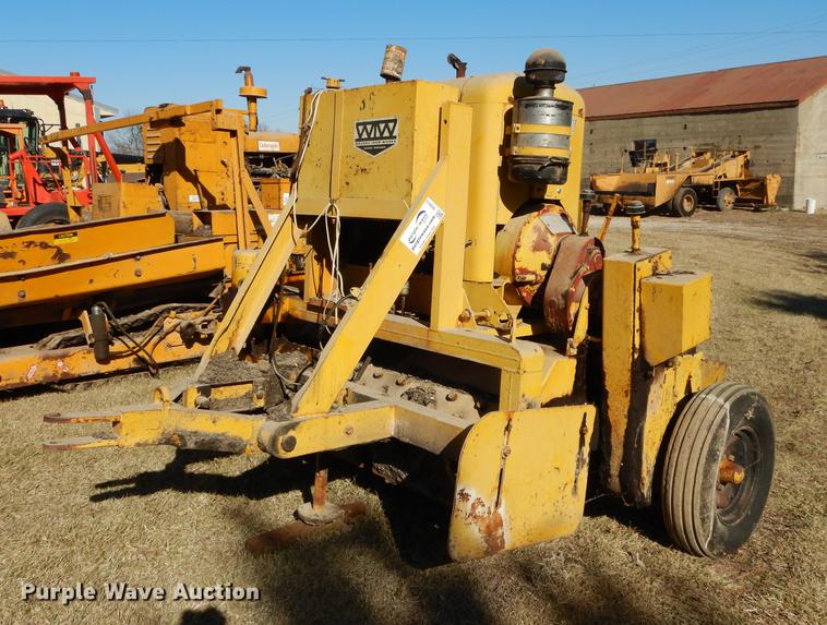 image for item DC0313 Wausau Thrun BT8 asphalt shilling rotary tiller