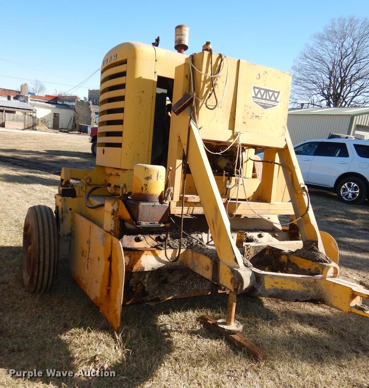 image for item DC0313 Wausau Thrun BT8 asphalt shilling rotary tiller