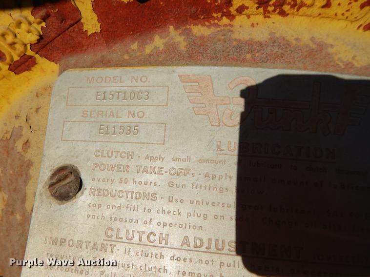 image for item DC0313 Wausau Thrun BT8 asphalt shilling rotary tiller