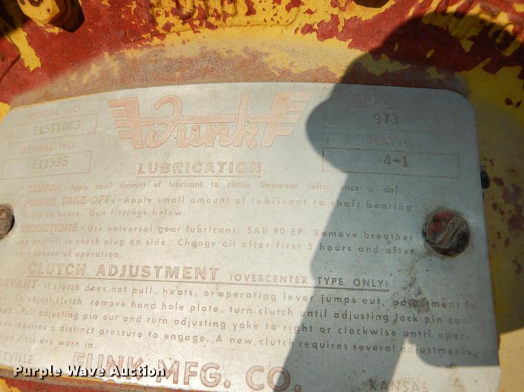 image for item DC0313 Wausau Thrun BT8 asphalt shilling rotary tiller