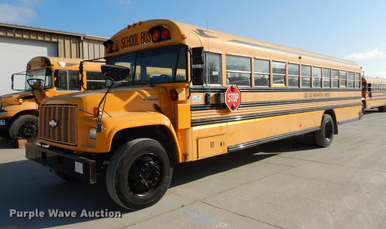 image for item DC0317 1998 Chevrolet Blue Bird school bus
