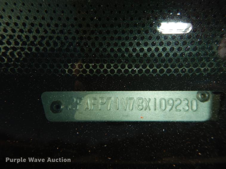 image for item DC0380 2008 Ford Crown Victoria Police Interceptor