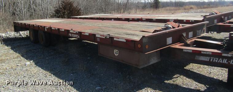 image for item DC4412 1997 Dakota tilt deck equipment trailer