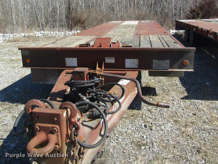 image for item DC4412 1997 Dakota tilt deck equipment trailer