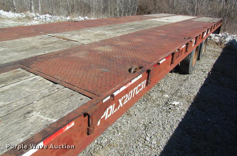 image for item DC4412 1997 Dakota tilt deck equipment trailer