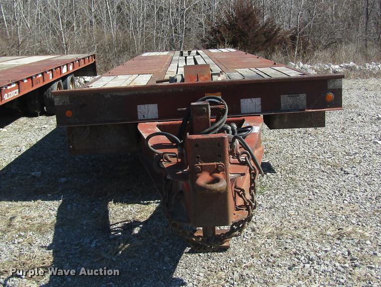 image for item DC4413 1997 Dakota tilt deck equipment trailer