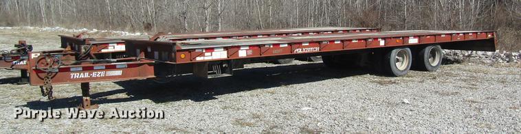 image for item DC4413 1997 Dakota tilt deck equipment trailer