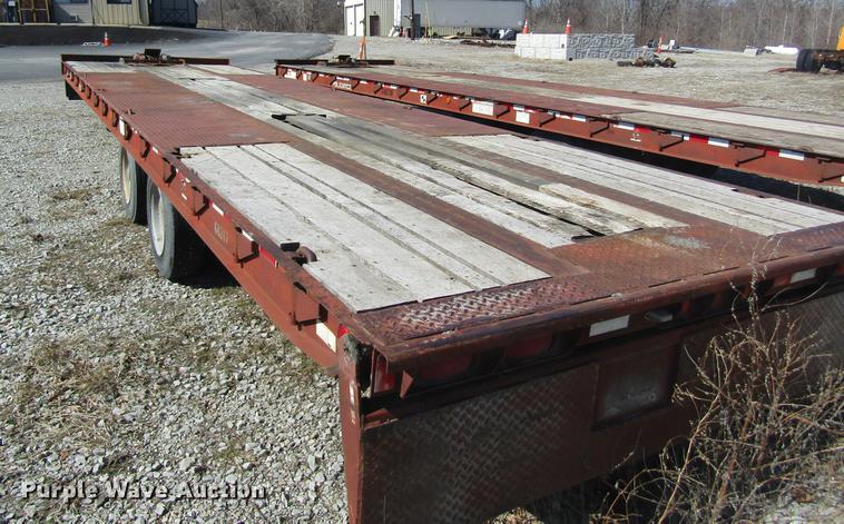 image for item DC4413 1997 Dakota tilt deck equipment trailer