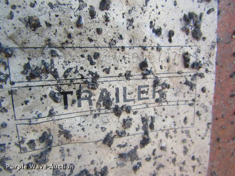 image for item DC4413 1997 Dakota tilt deck equipment trailer