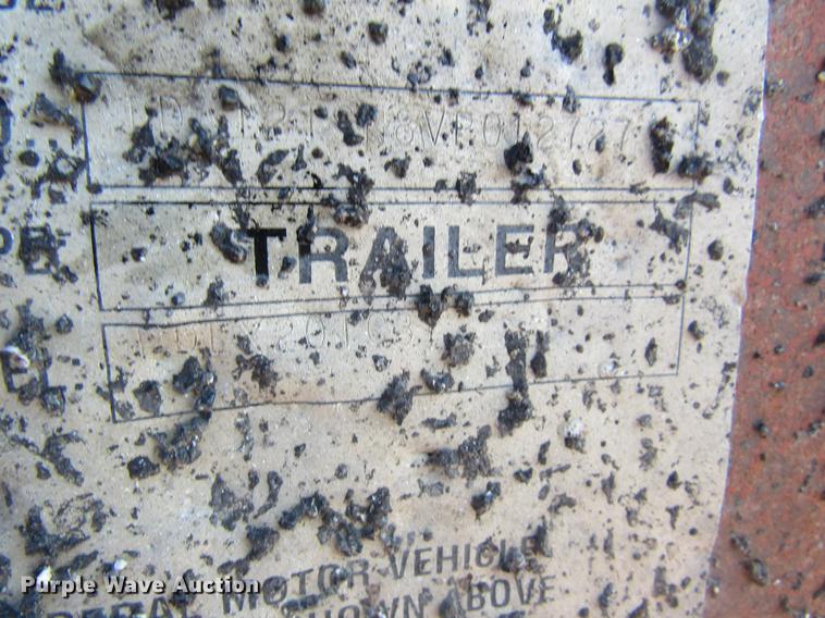 image for item DC4413 1997 Dakota tilt deck equipment trailer