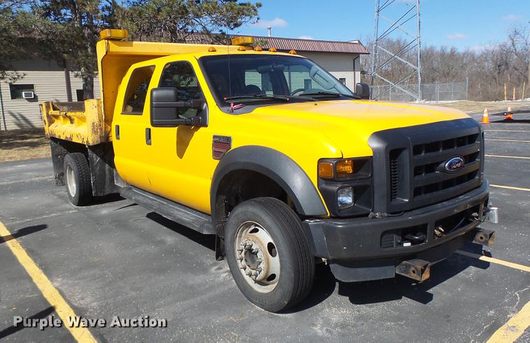 image for item DC4416 2008 Ford F550 Crew Cab dump truck