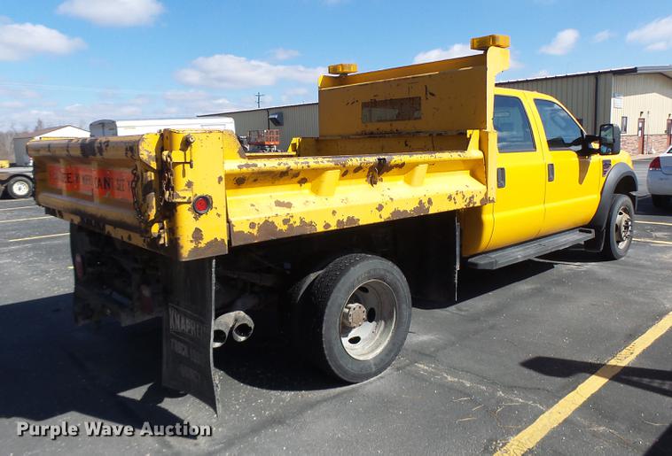 image for item DC4416 2008 Ford F550 Crew Cab dump truck
