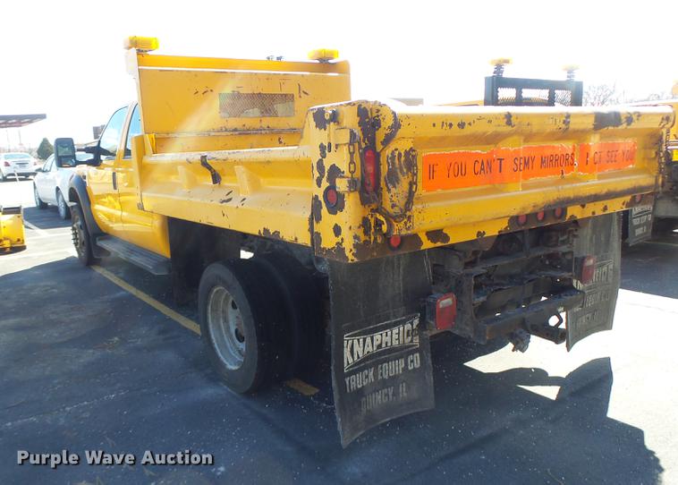 image for item DC4416 2008 Ford F550 Crew Cab dump truck