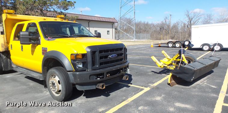 image for item DC4416 2008 Ford F550 Crew Cab dump truck