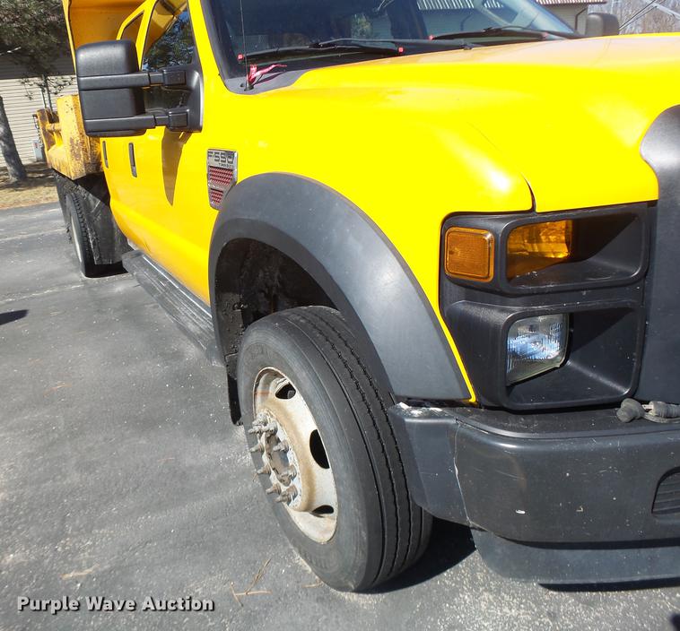 image for item DC4416 2008 Ford F550 Crew Cab dump truck