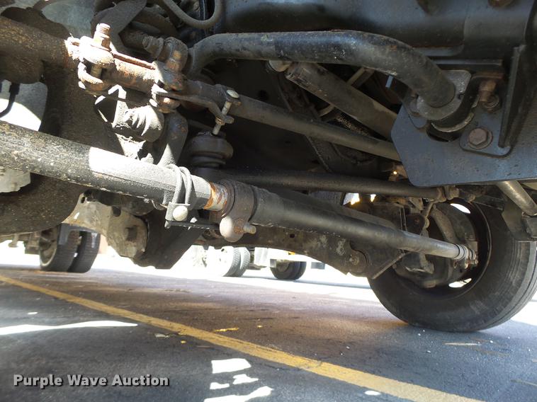 image for item DC4417 2008 Ford F550 Crew Cab flatbed dump truck