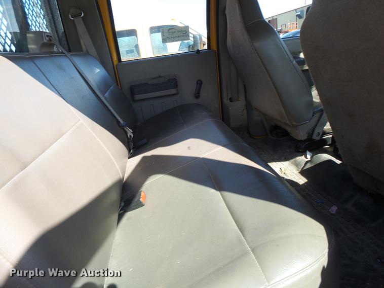 image for item DC4417 2008 Ford F550 Crew Cab flatbed dump truck