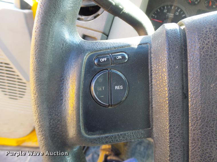 image for item DC4417 2008 Ford F550 Crew Cab flatbed dump truck