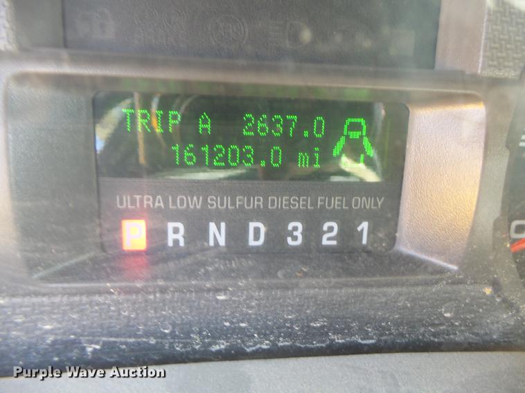 image for item DC4417 2008 Ford F550 Crew Cab flatbed dump truck