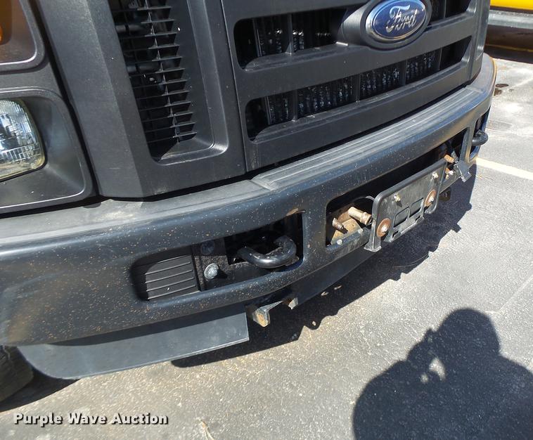 image for item DC4418 2008 Ford F550 Crew Cab flatbed dump truck