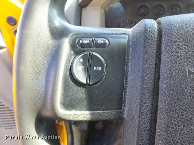 image for item DC4418 2008 Ford F550 Crew Cab flatbed dump truck