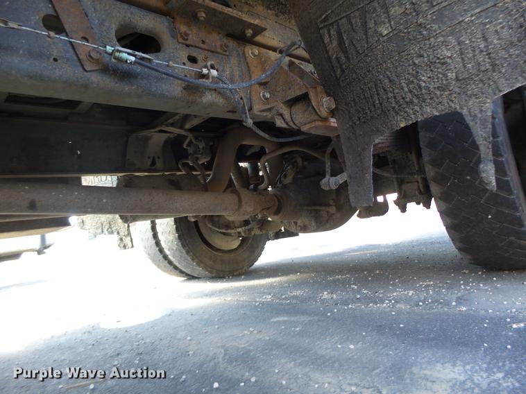 image for item DC4418 2008 Ford F550 Crew Cab flatbed dump truck