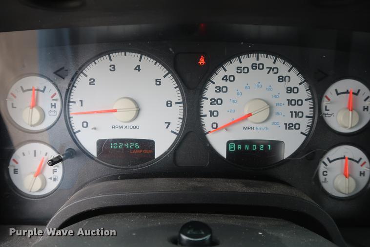 image for item DD5459 2004 Dodge Ram 2500 Quad Cab pickup truck cab and chassis