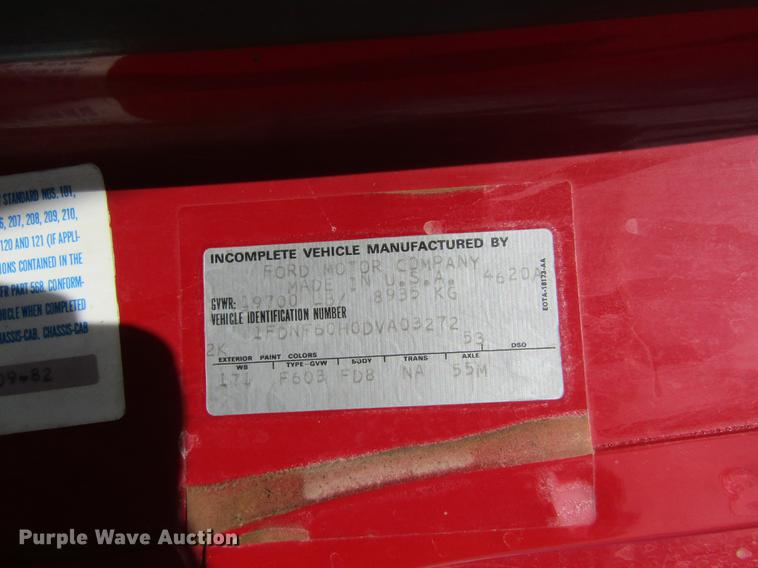 image for item DD8731 1983 Ford F600 tank truck