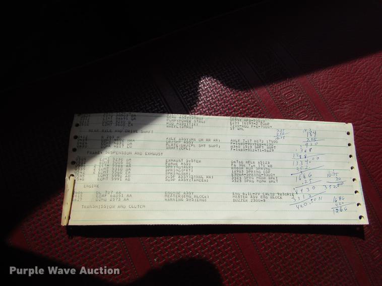 image for item DD8731 1983 Ford F600 tank truck